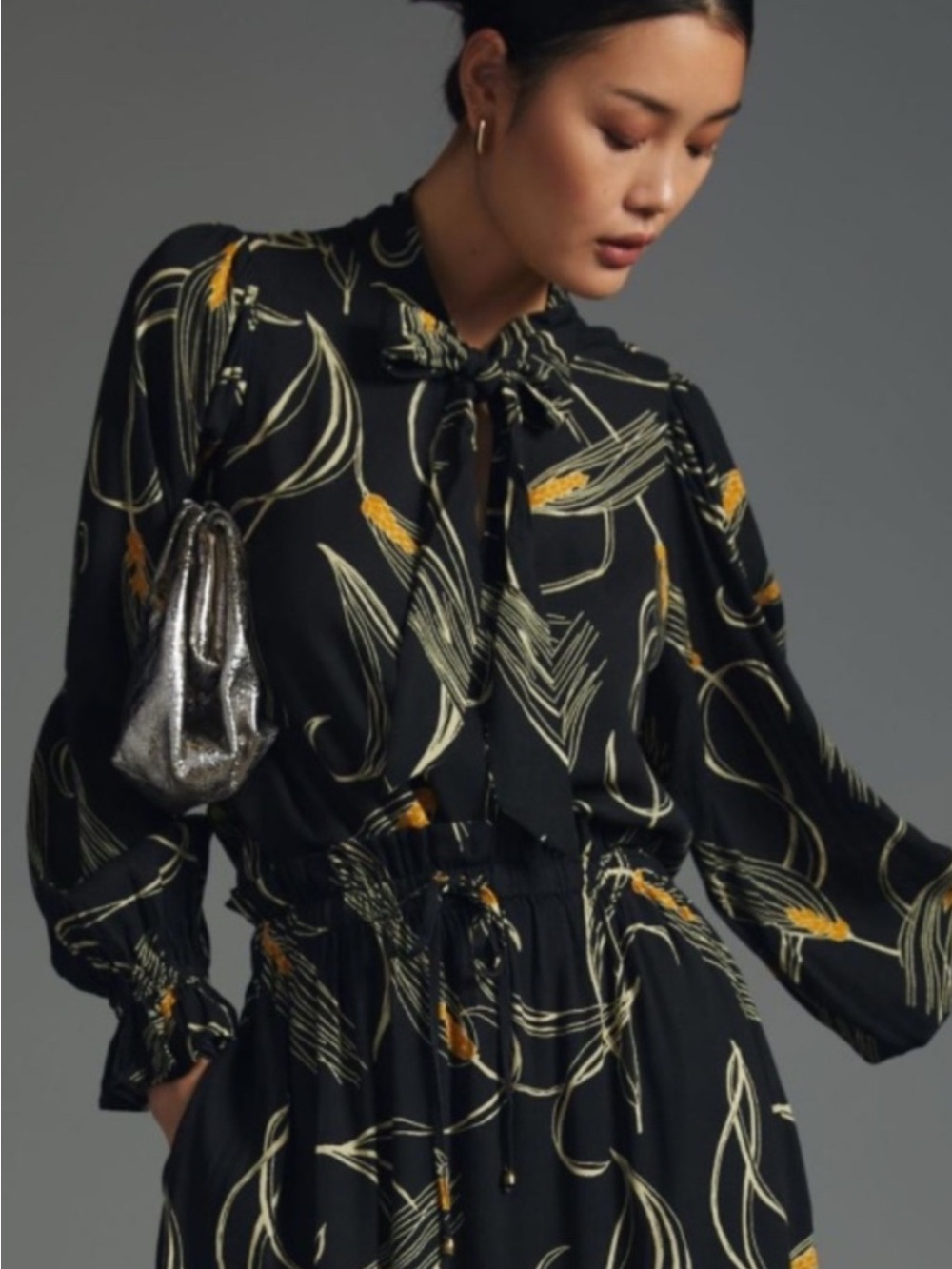Anthropologie The Odells Elodie Black Top Size XS